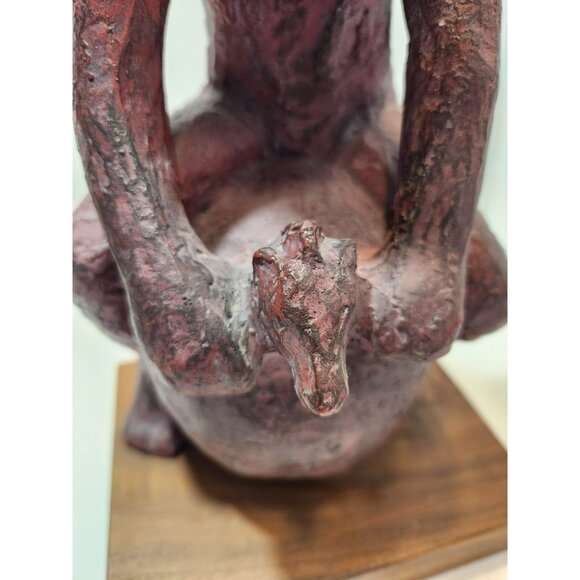 Vtg MCM Austin Productions Rare Little Boy on Hoppity Horse Sculpture 14" Tall - Picture 14 of 16